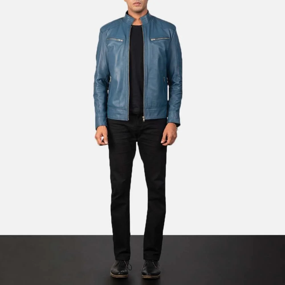 Mack Leather Biker Jacket