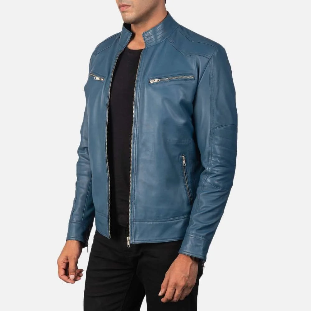Mack Leather Biker Jacket