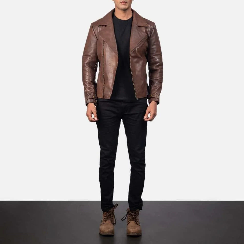 Raiden Leather Biker Jacket