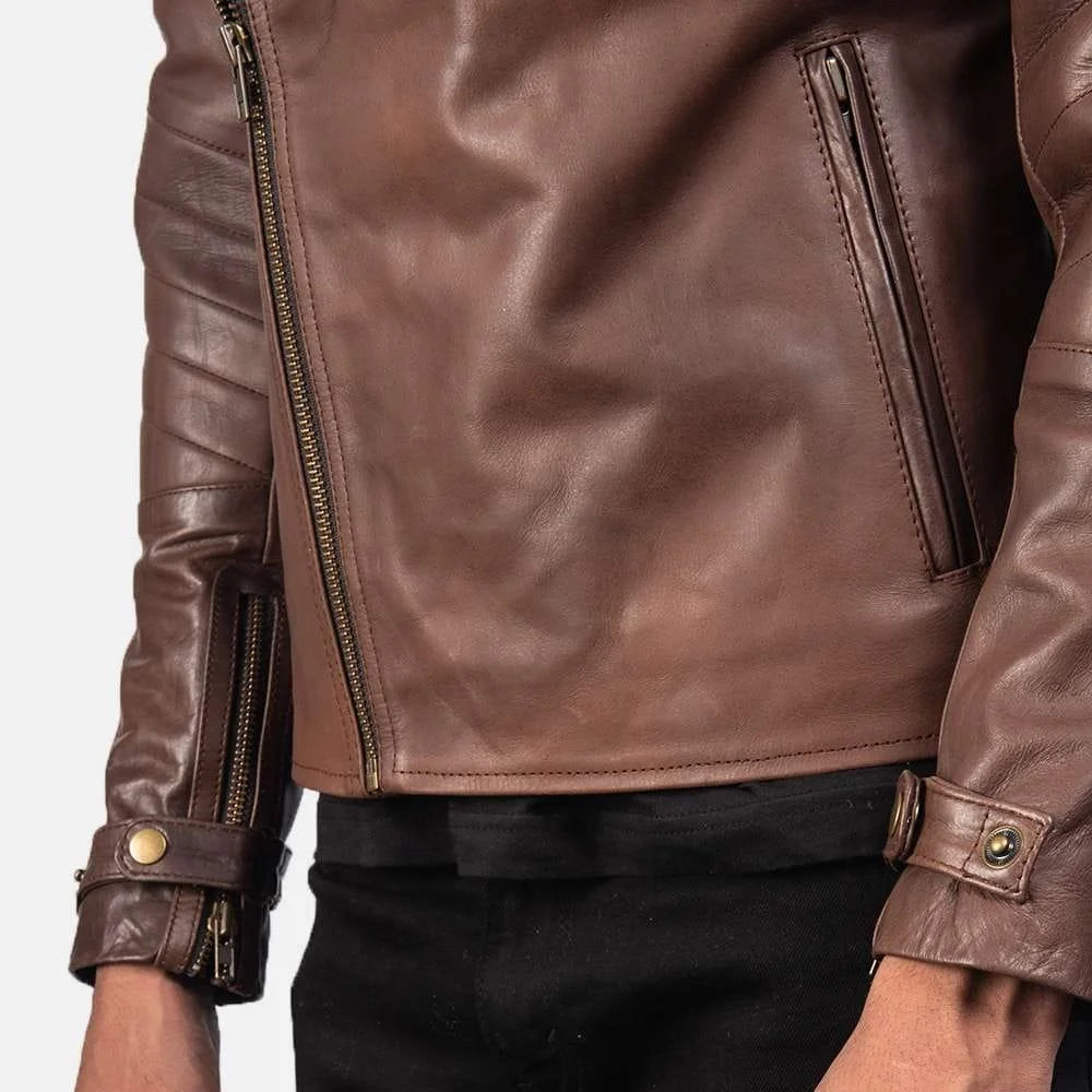 Raiden Leather Biker Jacket