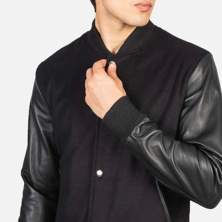 Vaxton Hybrid Varsity Jacket