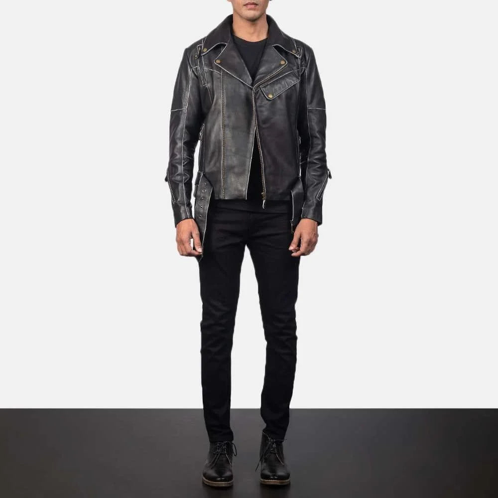 Vincent Leather Biker Jacket