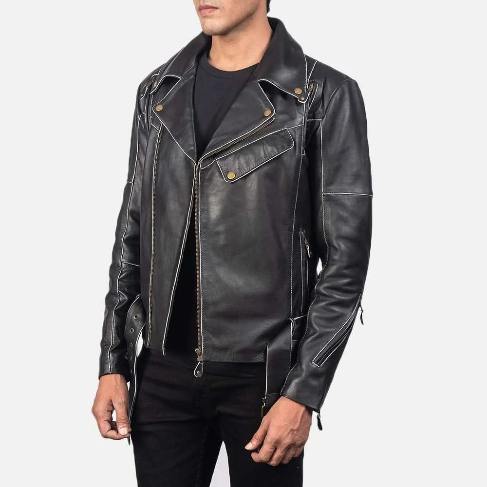 Vincent Leather Biker Jacket