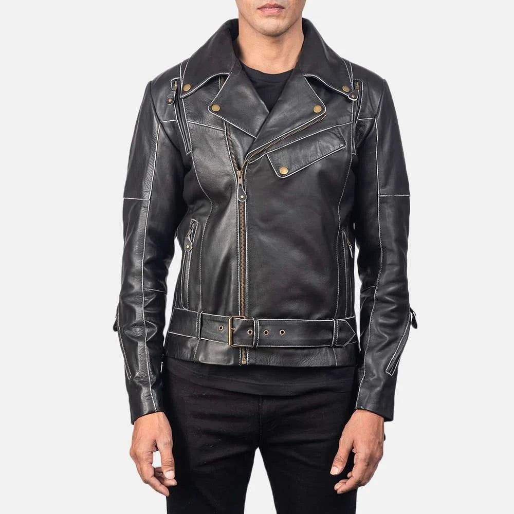 Vincent Leather Biker Jacket