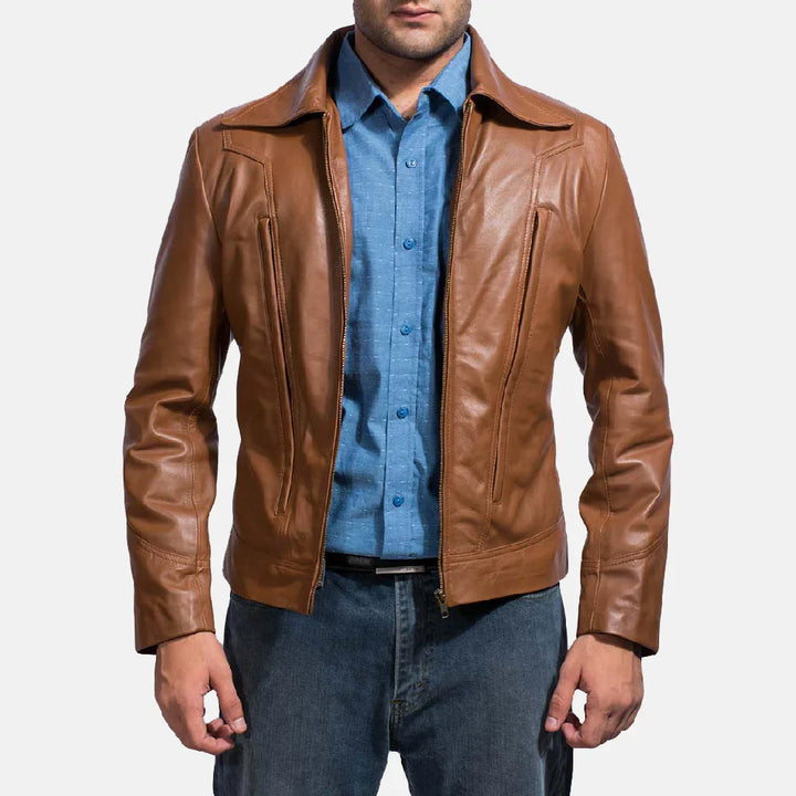 Custom Leif Vaeng Leather Jacket