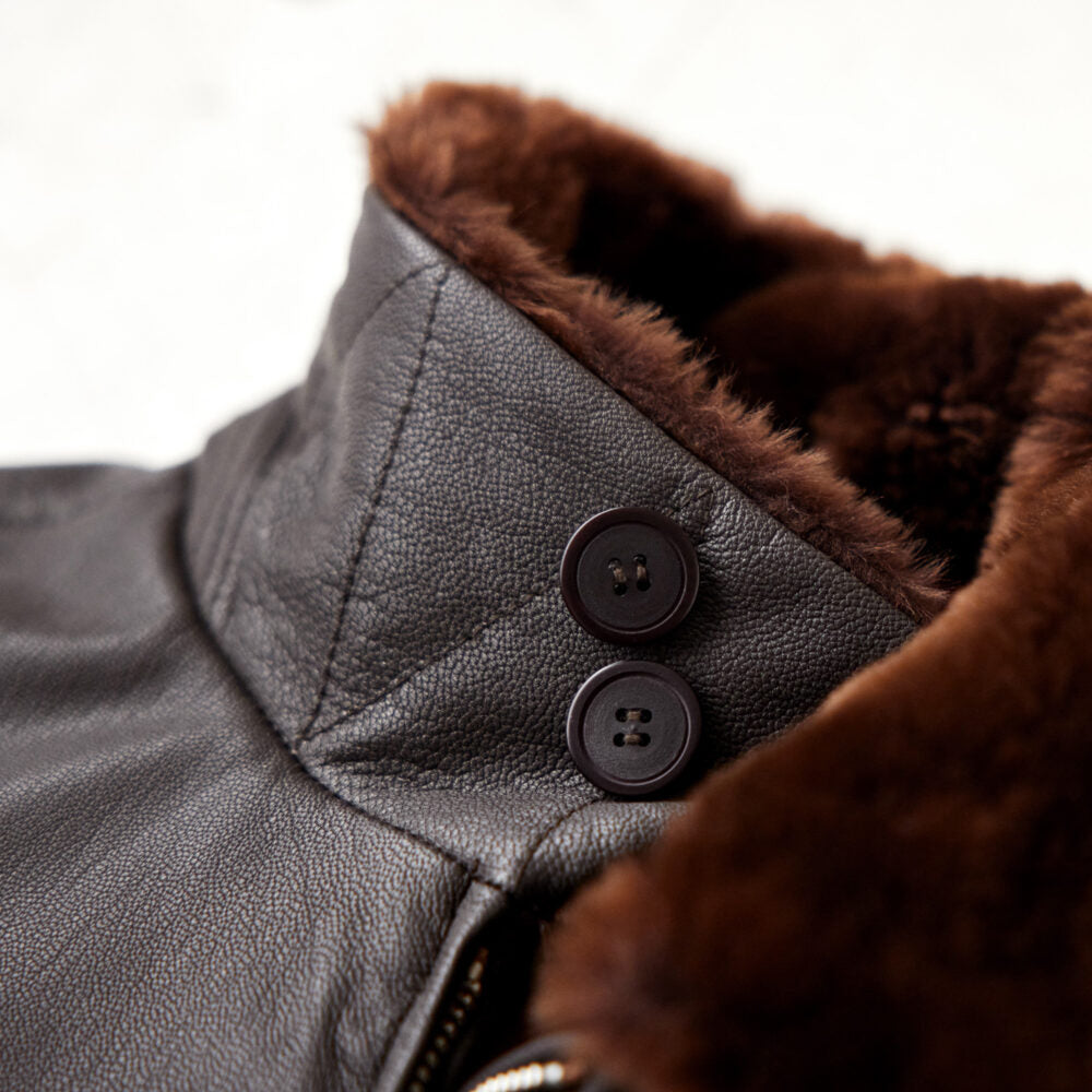 Men’s Weston Cowhide Leather Aviator Jacket