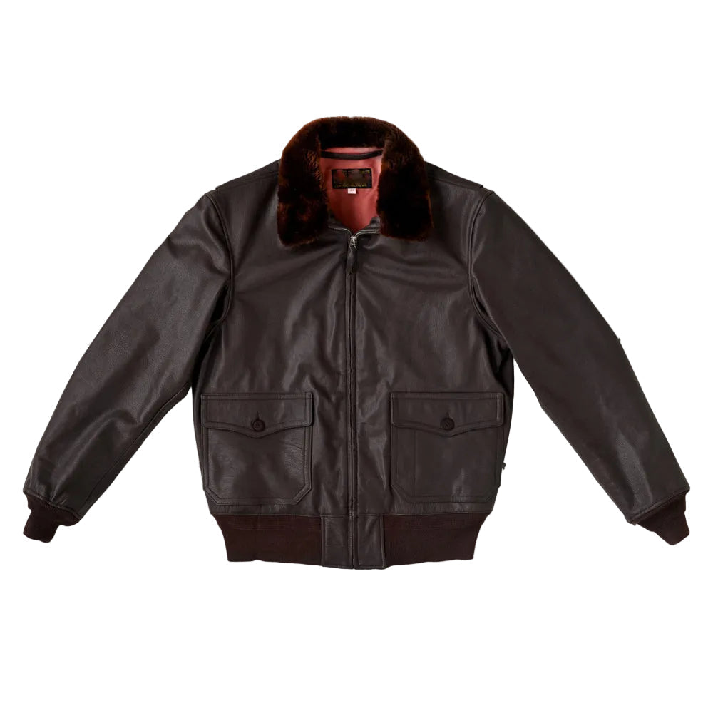 Men’s Weston Cowhide Leather Aviator Jacket