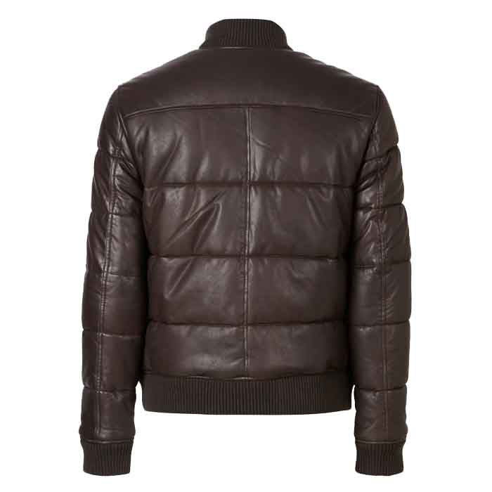 Men’s Bowen Cowhide Leather Bomber Jacket