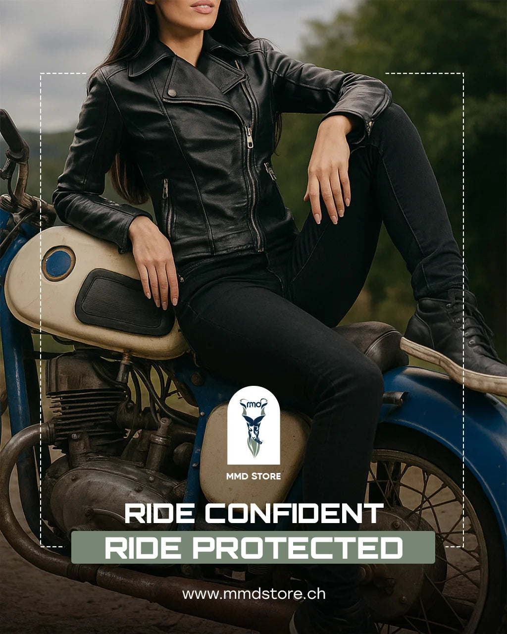 Rumy Leather Biker Jacket