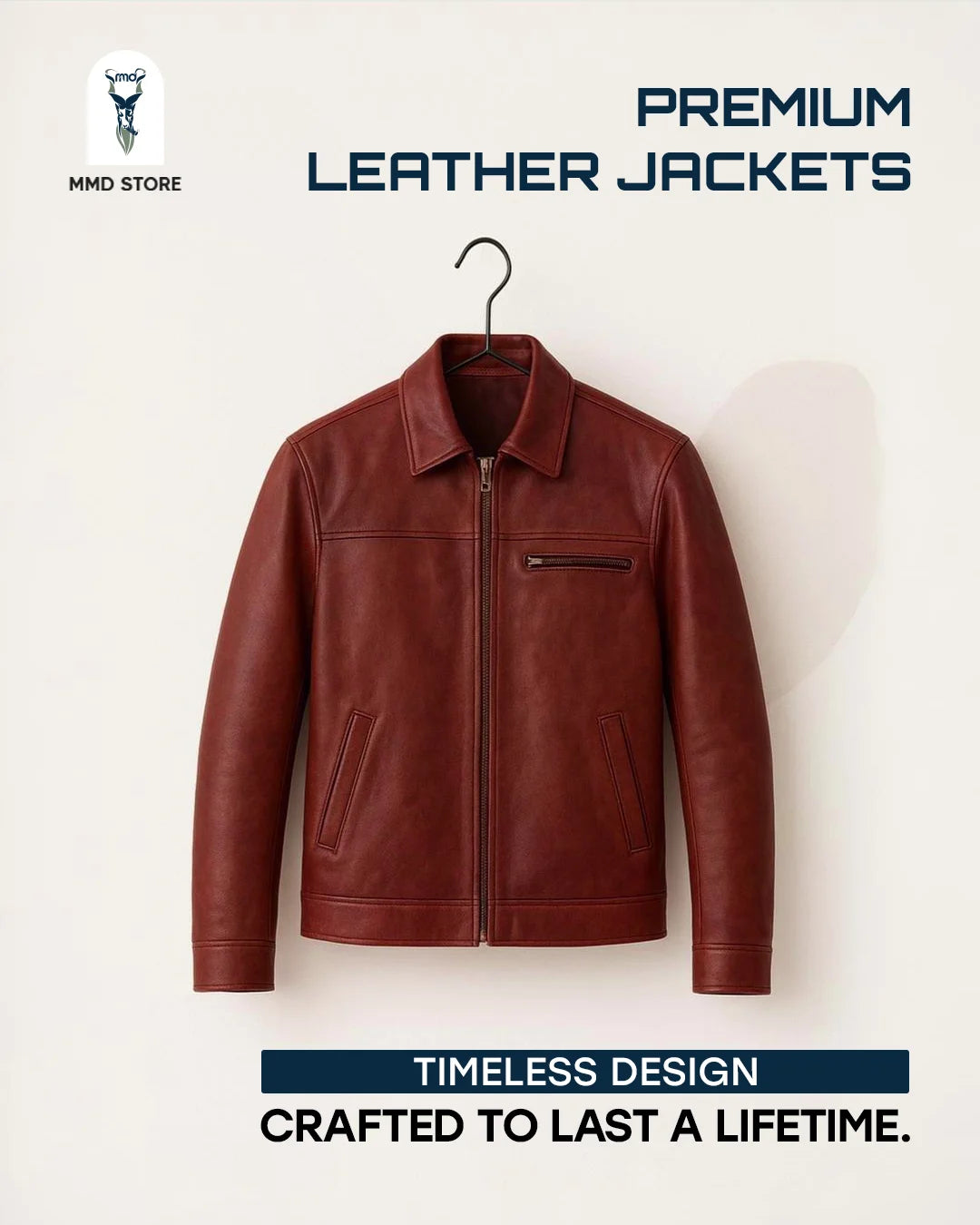 Coffmen A2 Leather Bomber Jacket