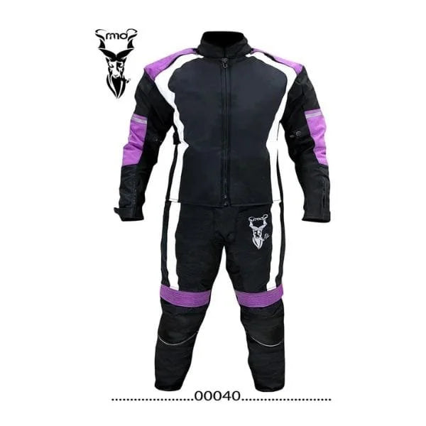 Purple Noir Biking Suit