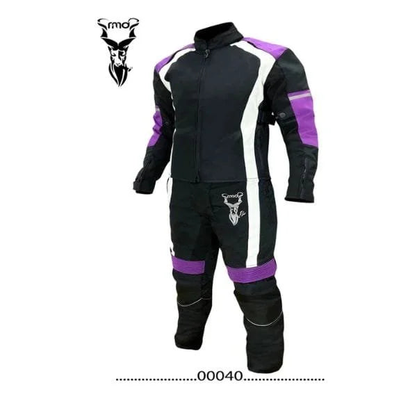 Purple Noir Biking Suit