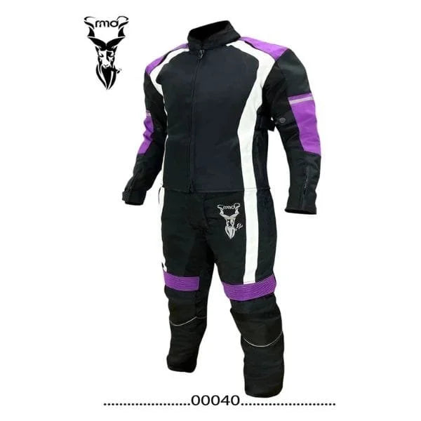 Purple Noir Biking Suit