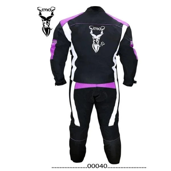Purple Noir Biking Suit