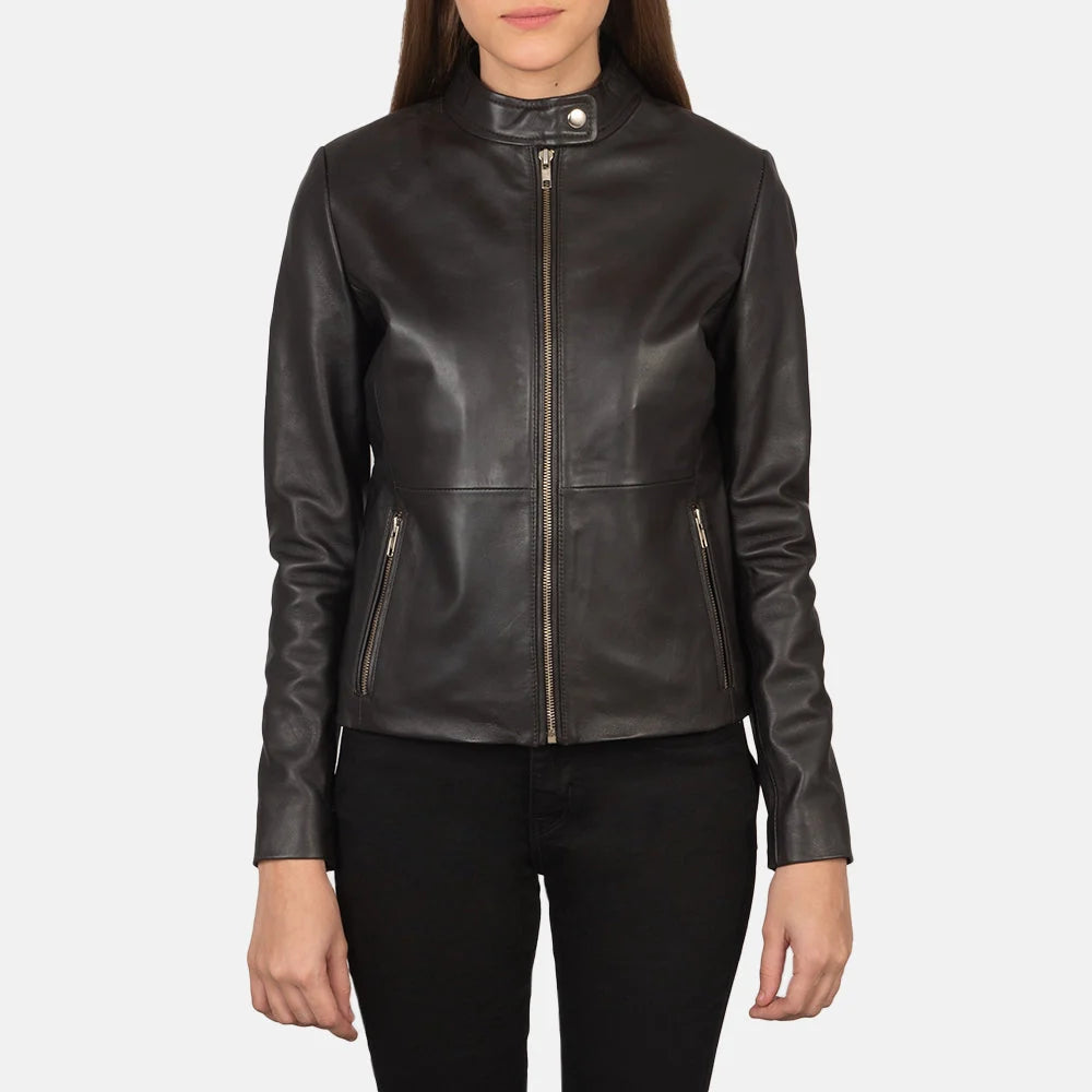 Rave Leather Biker Jacket