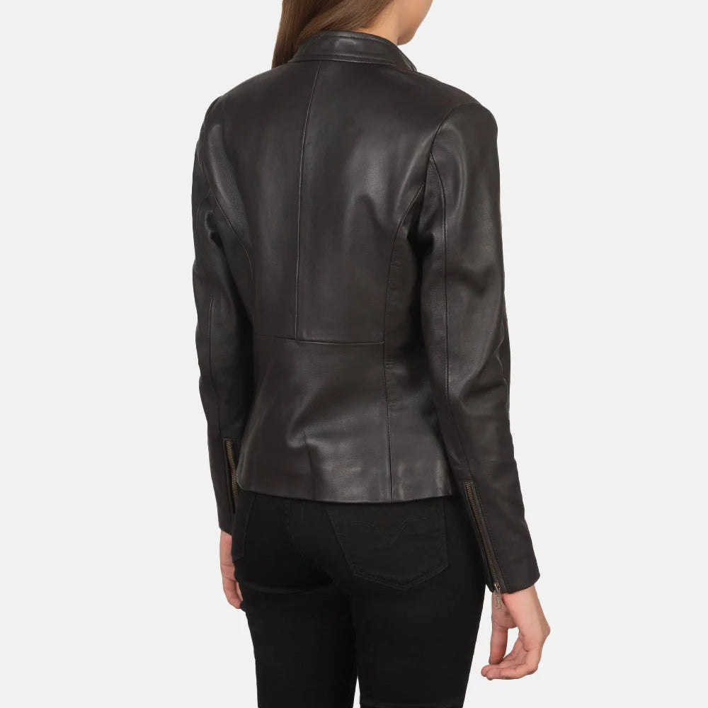 Rave Leather Biker Jacket