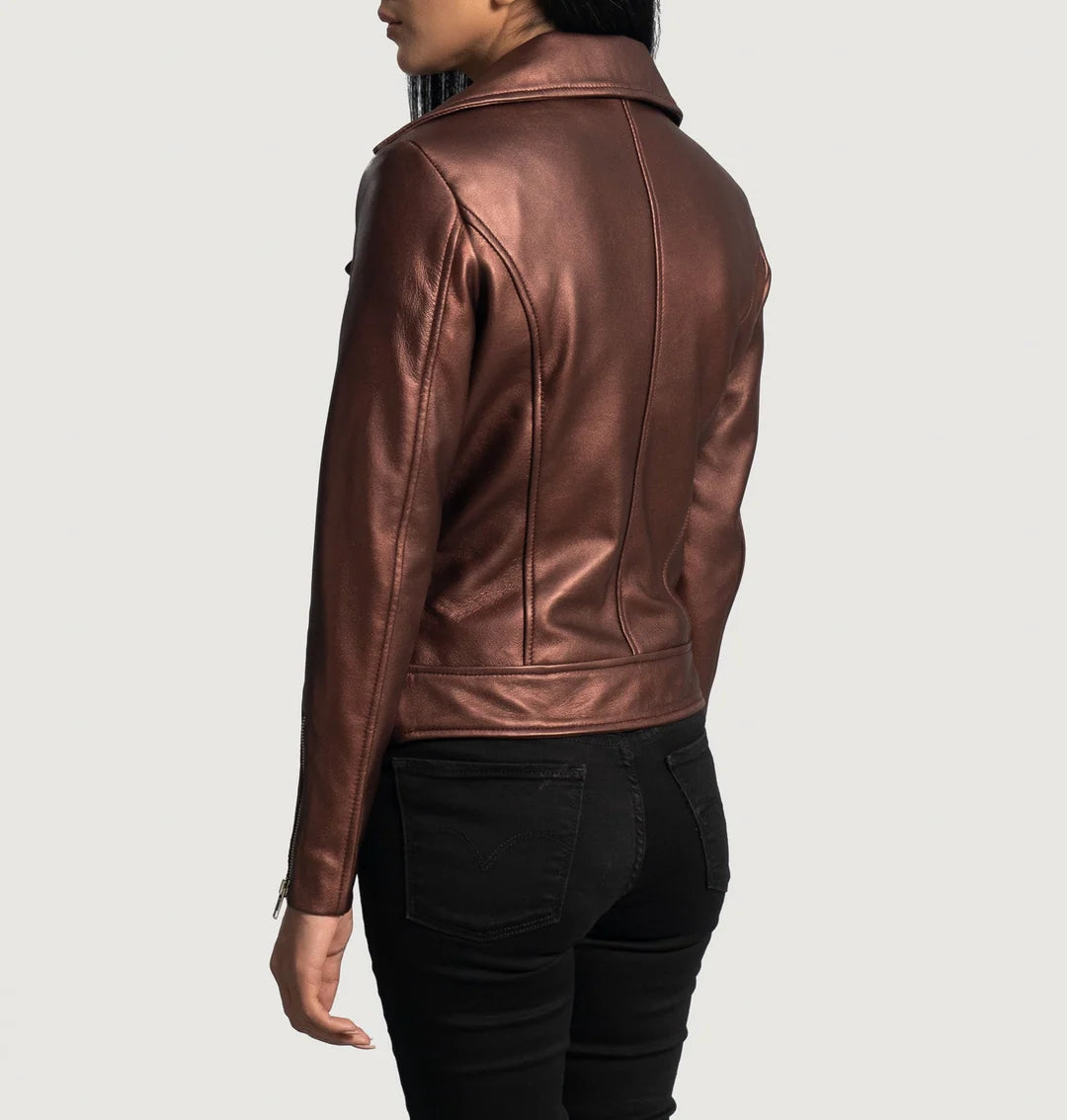Rumy Leather Biker Jacket