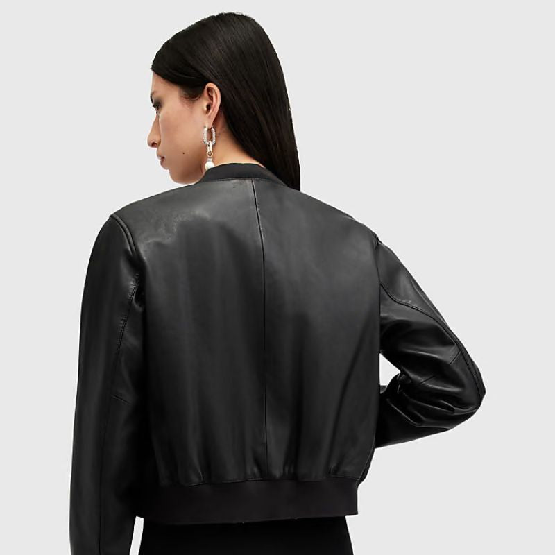 Women’s Enzo Sheepskin Leather Aviator Jacket