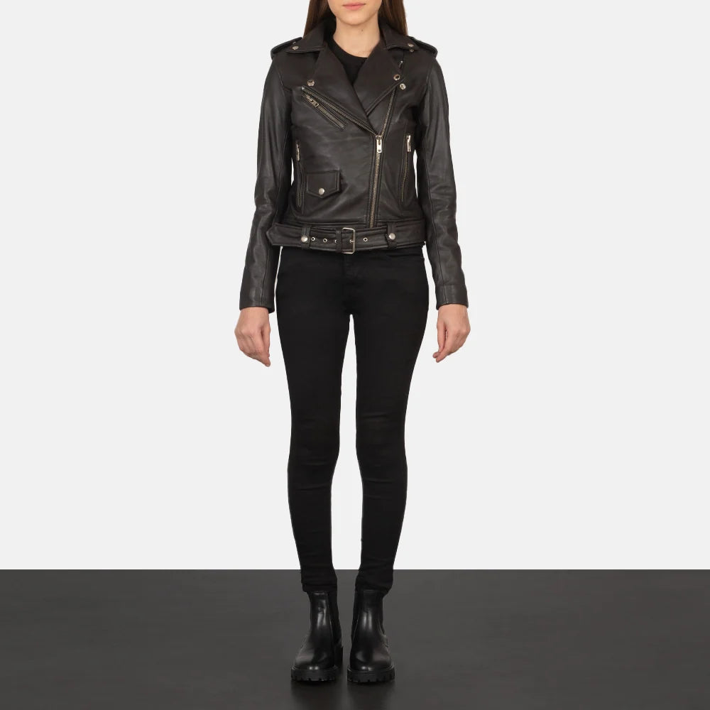 Alison Leather Biker Jacket