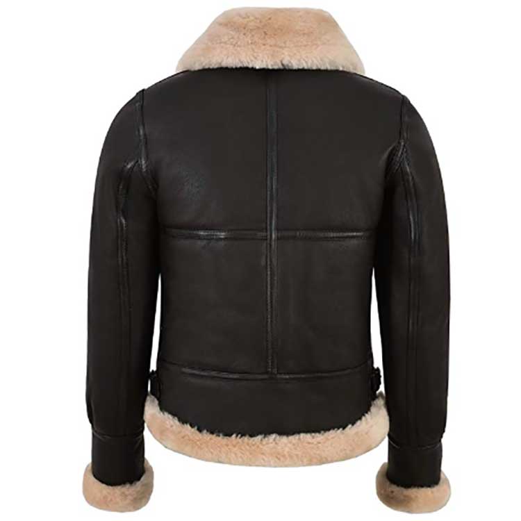 Women’s Lennox Sheepskin Leather Aviator Jacket