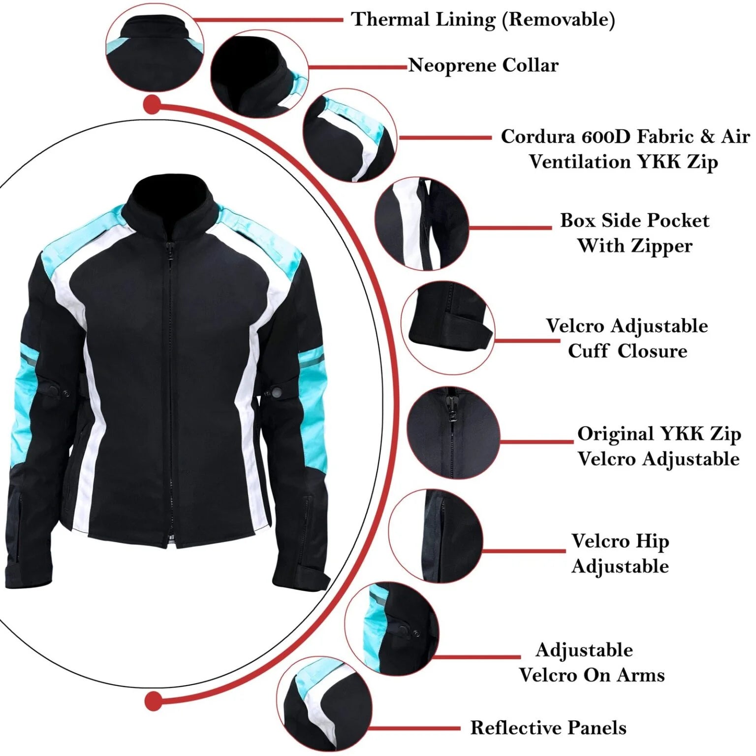 Women’s Biker Jacket – Ultimate Protection & Comfort