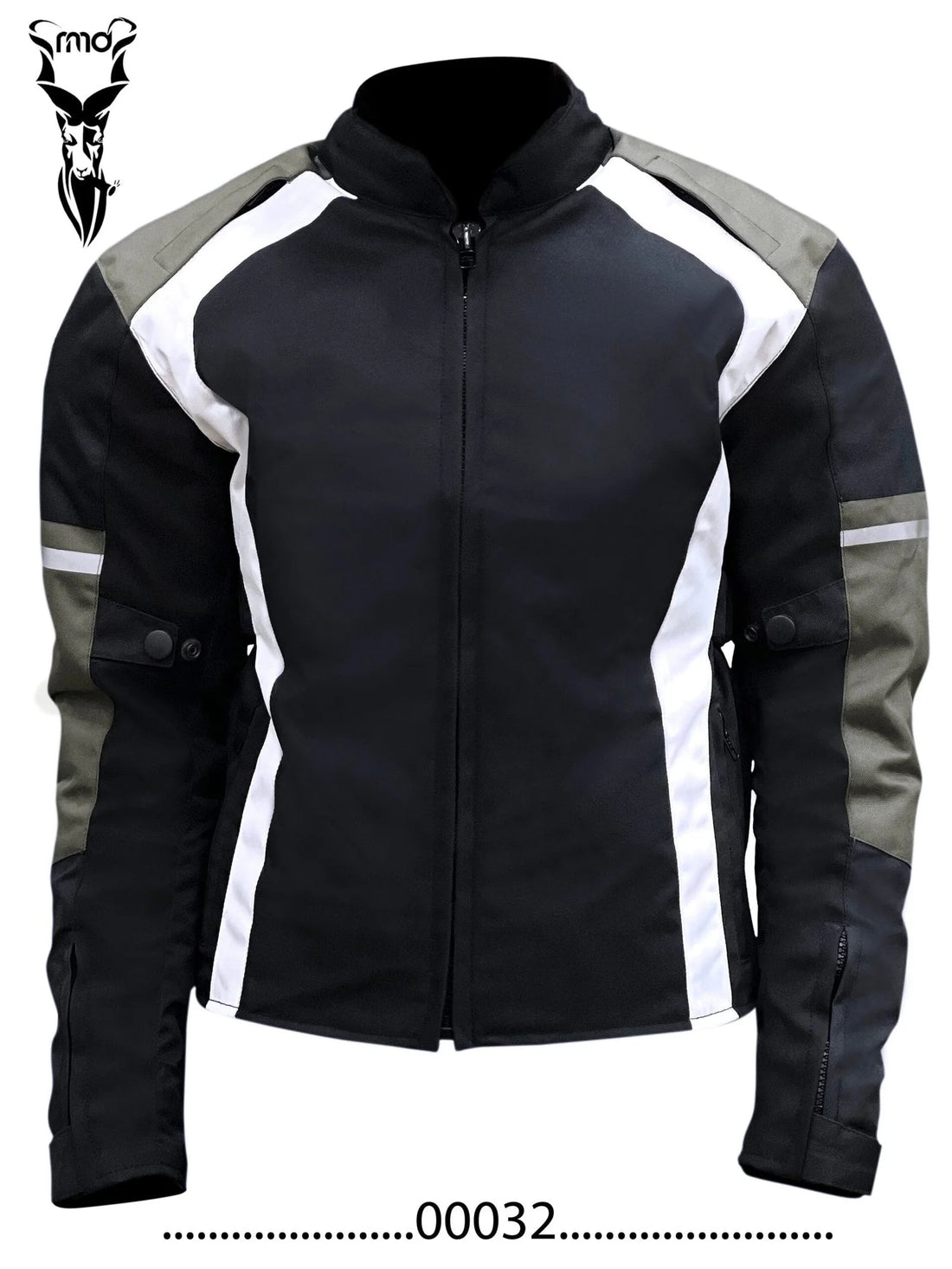 Women’s Textile Biker Jacket with CE Armor, Waterproof, and Ventilation Pockets