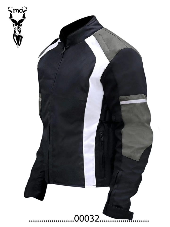 Women’s Textile Biker Jacket with CE Armor, Waterproof, and Ventilation Pockets