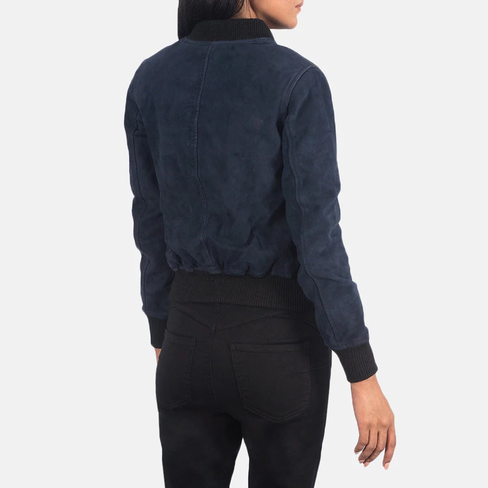 Ava Ma-1 Leather Bomber Jacket