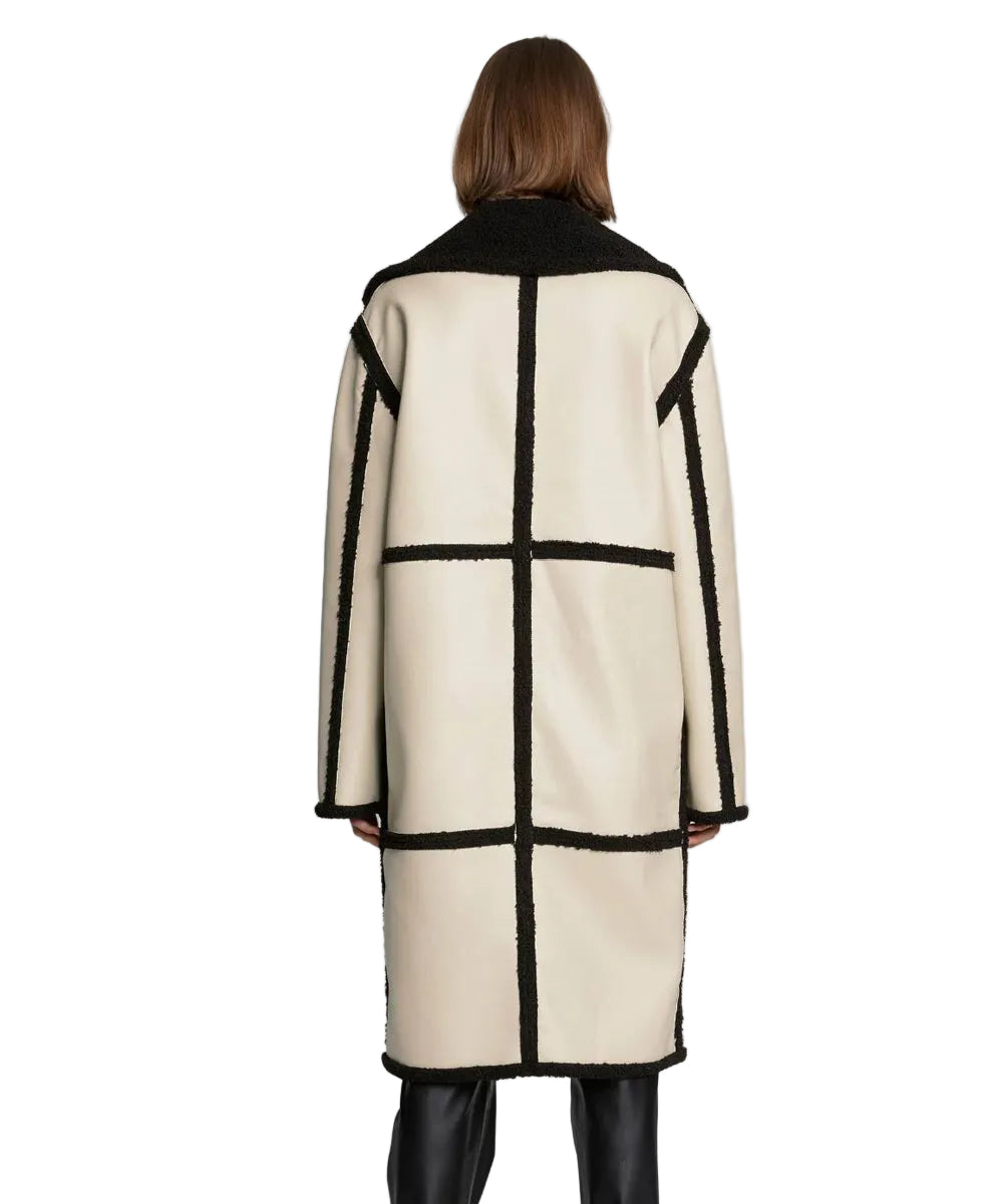 Women’s Oslo Sheepskin Leather Trench Coat