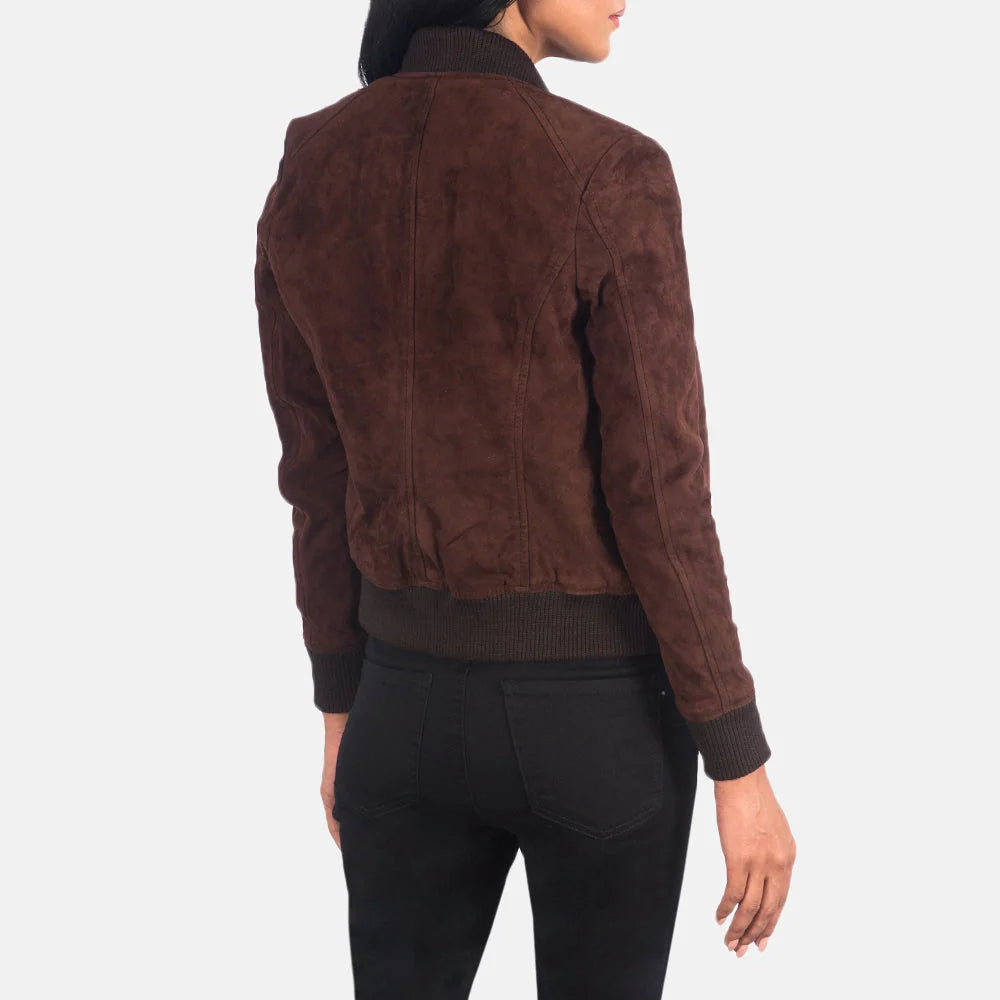 Bliss Leather Bomber Jacket