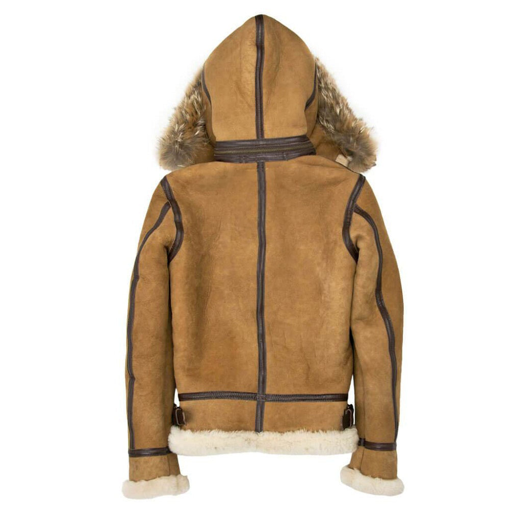Women’s Willa Sheepskin Leather Aviator Jacket