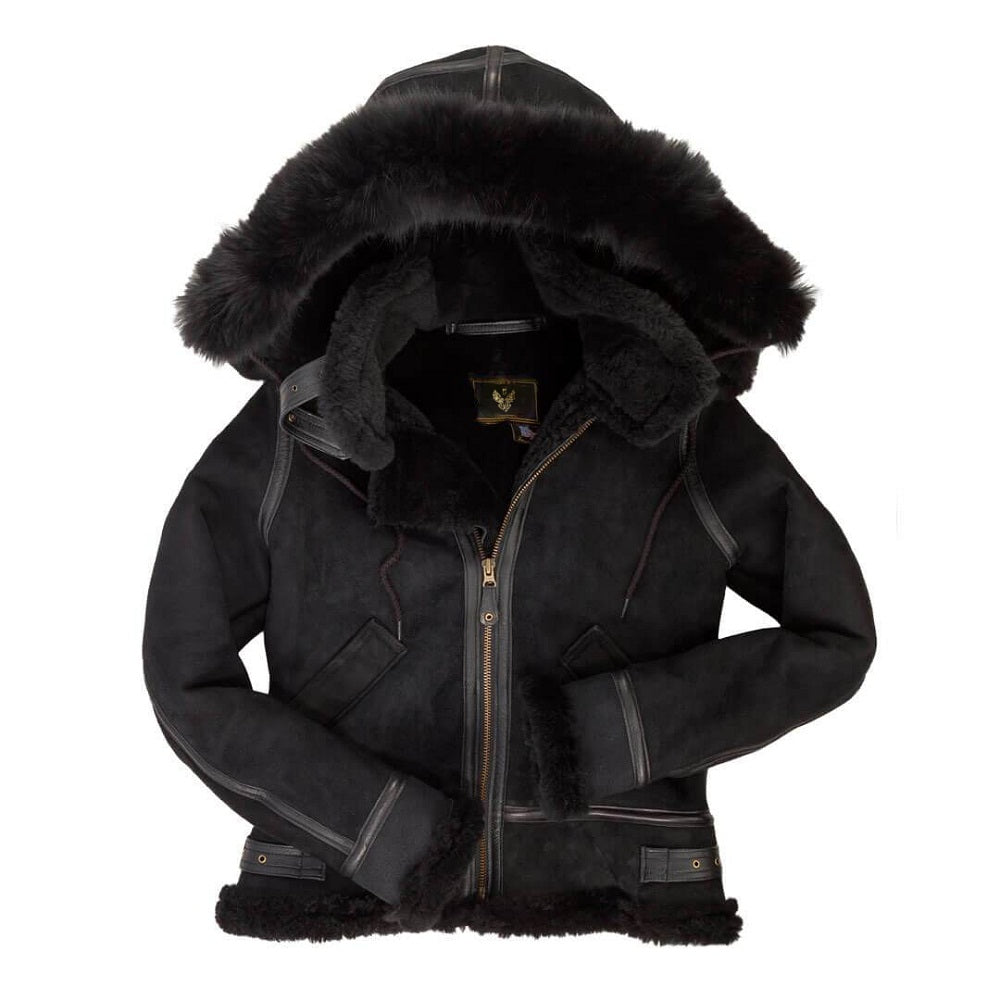 Women’s Willa Sheepskin Leather Aviator Jacket