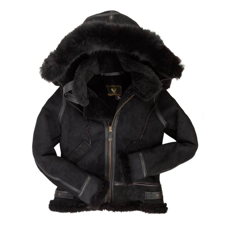 Women’s Willa Sheepskin Leather Aviator Jacket