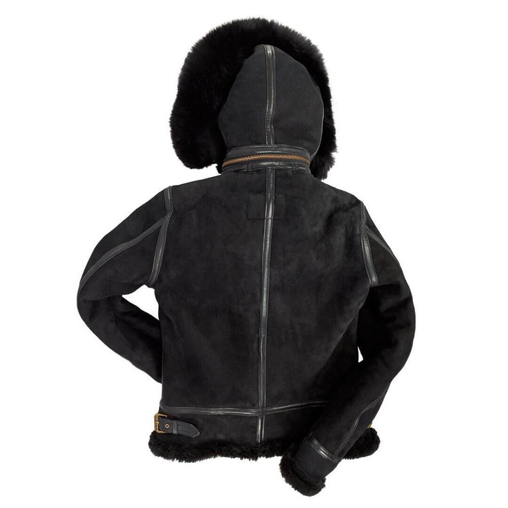 Women’s Willa Sheepskin Leather Aviator Jacket