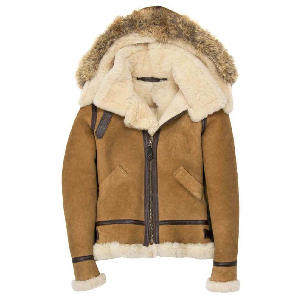 Women’s Willa Sheepskin Leather Aviator Jacket