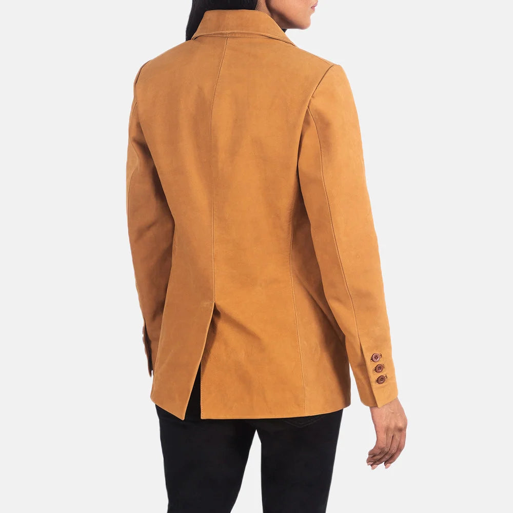 Norma Leather Blazer