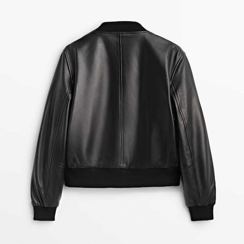 Women’s Enzo Sheepskin Leather Aviator Jacket