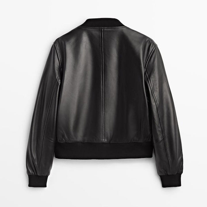 Women’s Enzo Sheepskin Leather Aviator Jacket