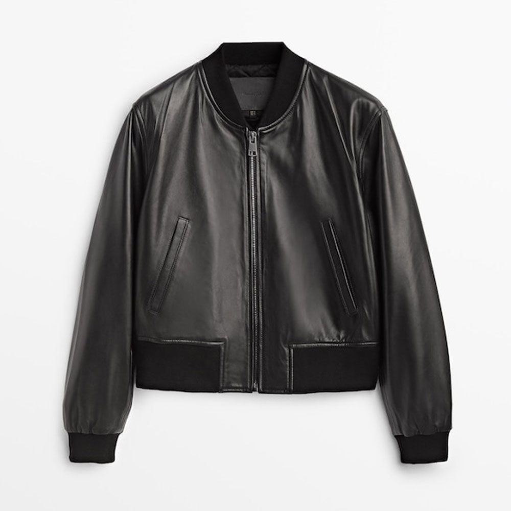 Women’s Enzo Sheepskin Leather Aviator Jacket