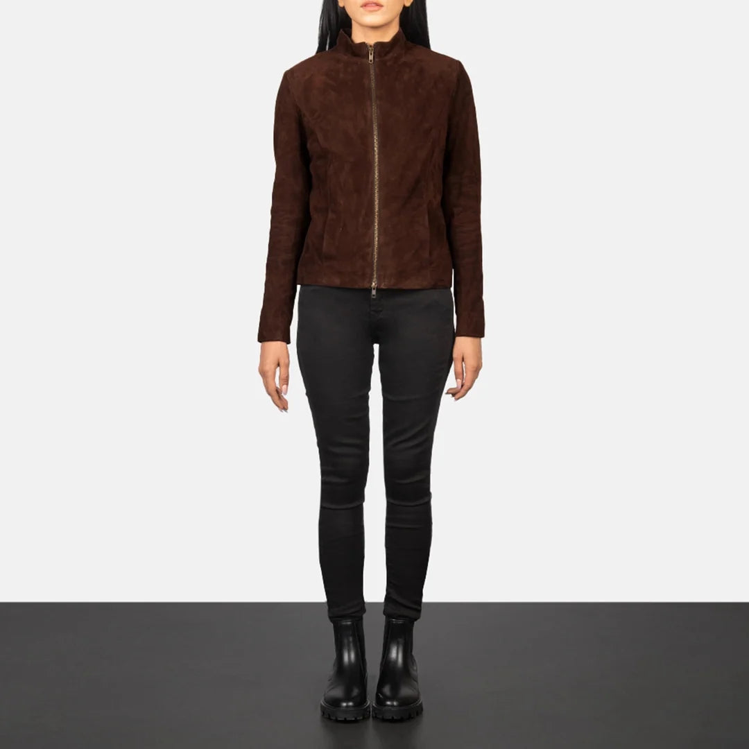 Rumella Leather Biker Jacket