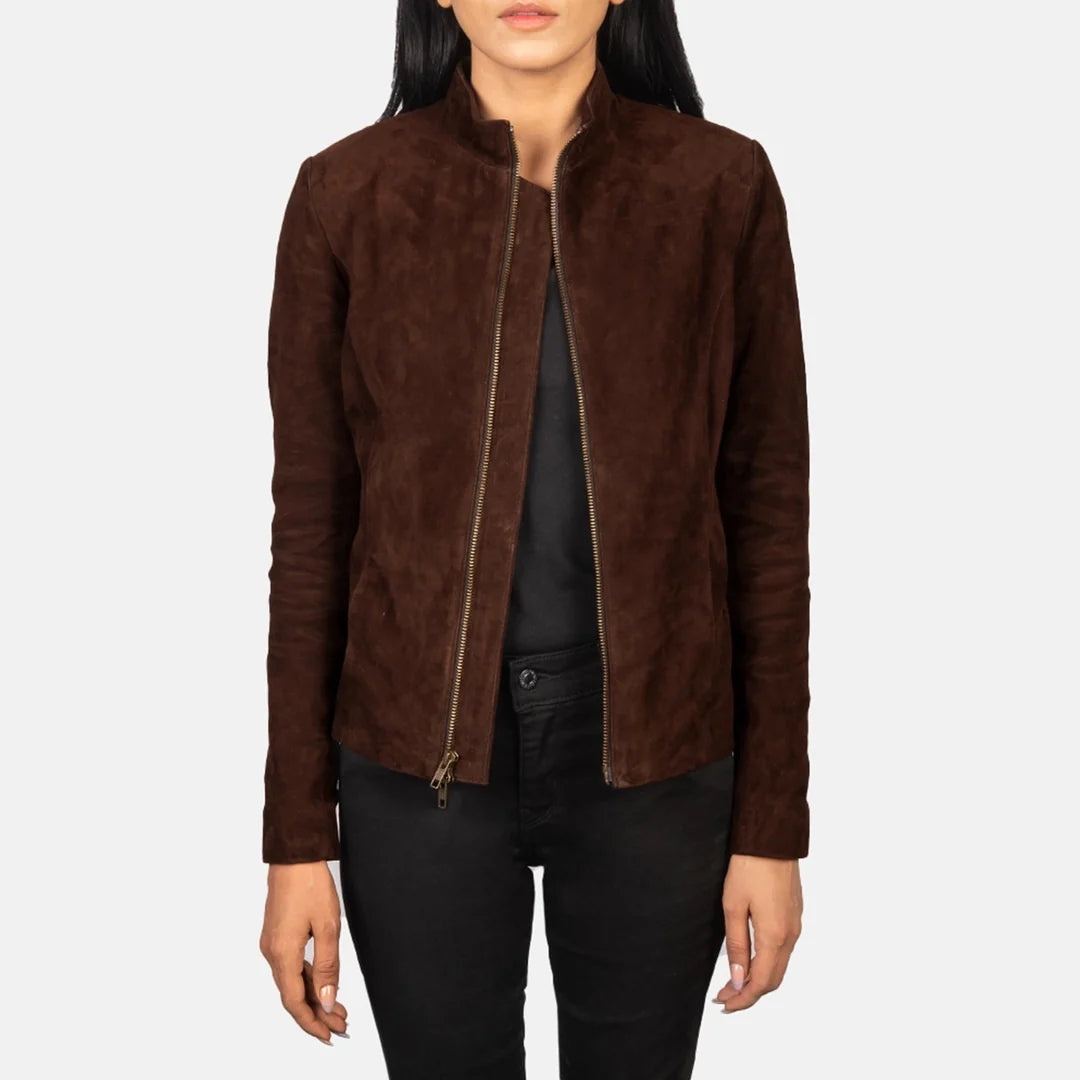 Rumella Leather Biker Jacket