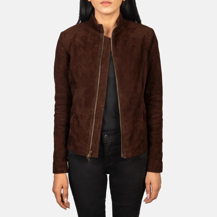 Rumella Leather Biker Jacket