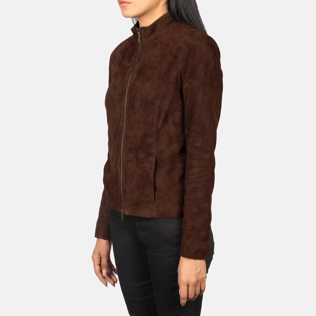 Rumella Leather Biker Jacket