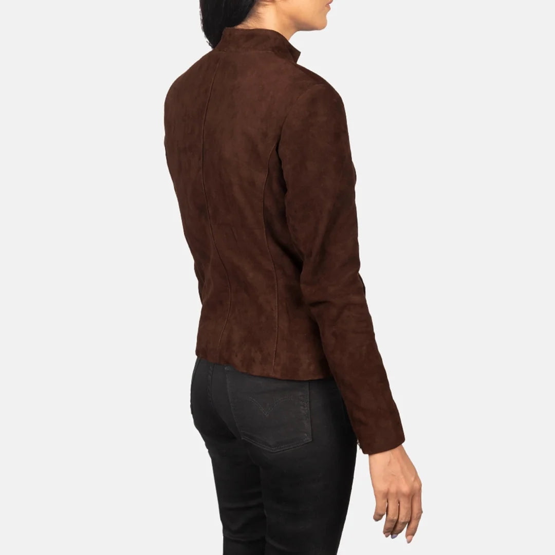 Rumella Leather Biker Jacket