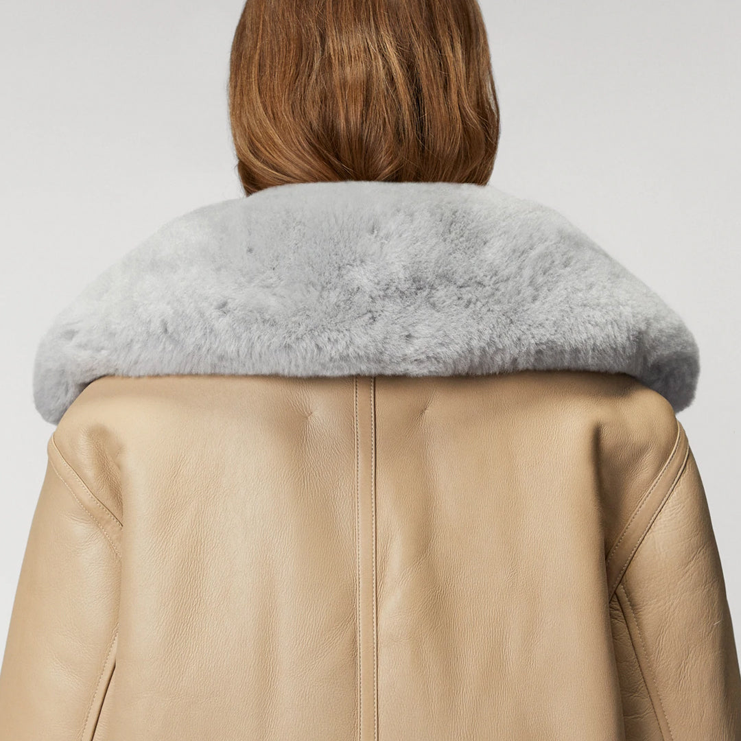 Women’s Zane Sheepskin Leather Coat