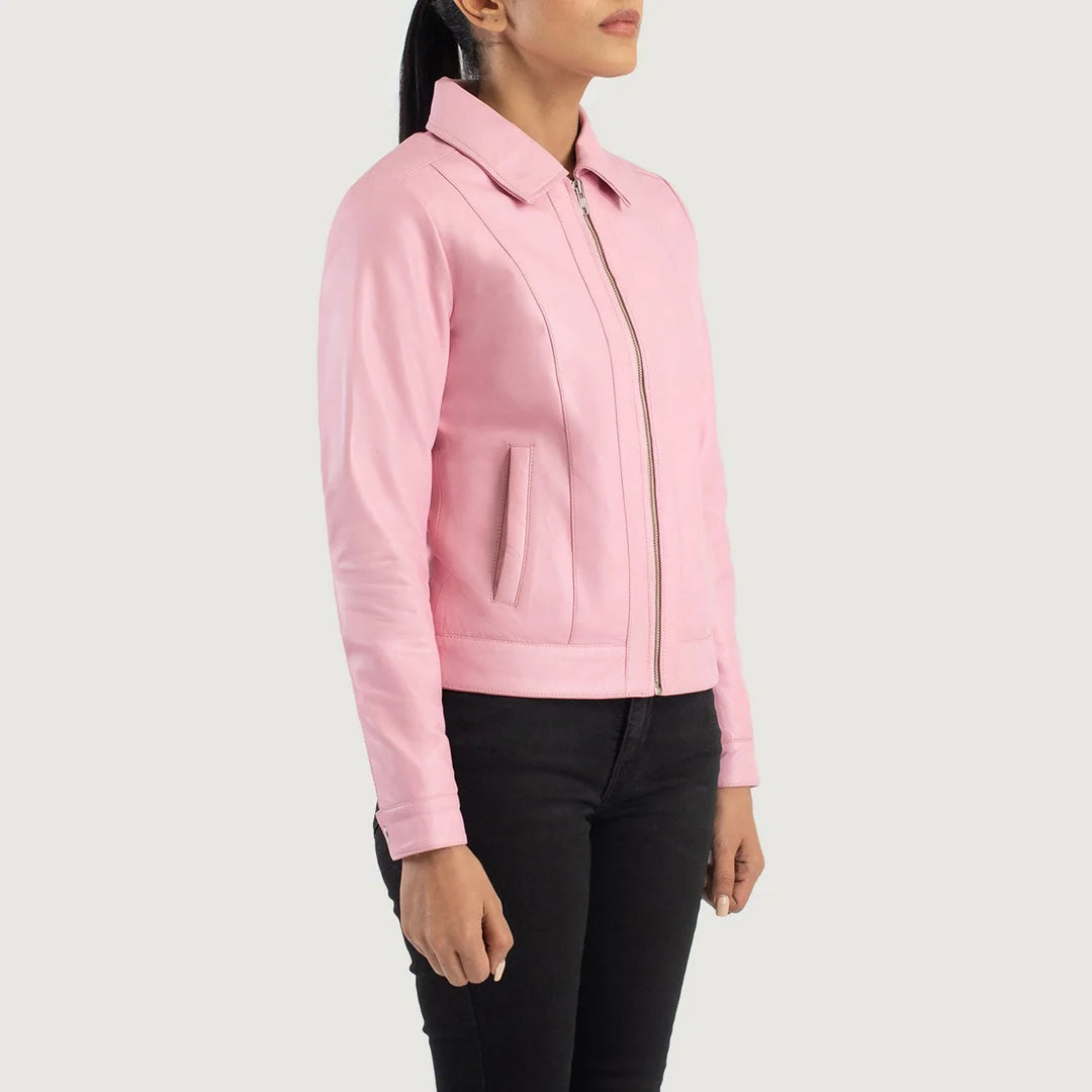 Vixen Classic Collar Leather Jacket