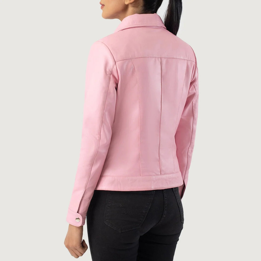 Vixen Classic Collar Leather Jacket