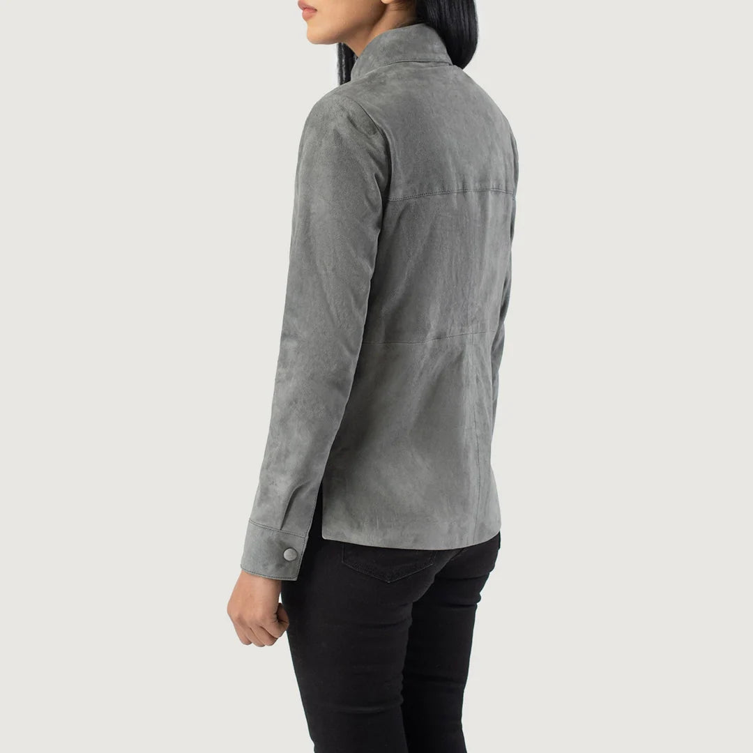 Zenith Leather Shirt Jacket