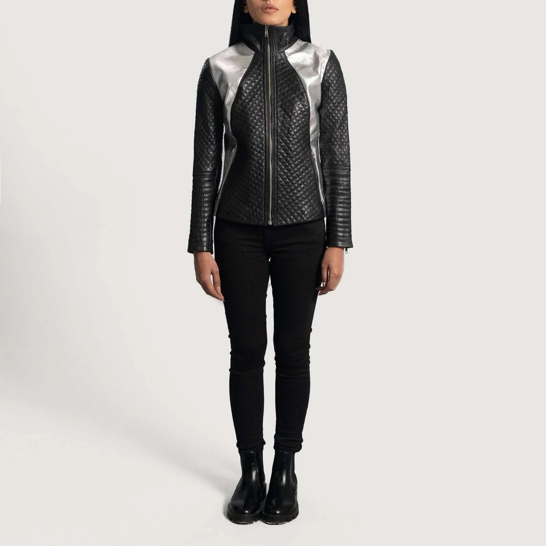 Alia Leather Biker Jacket