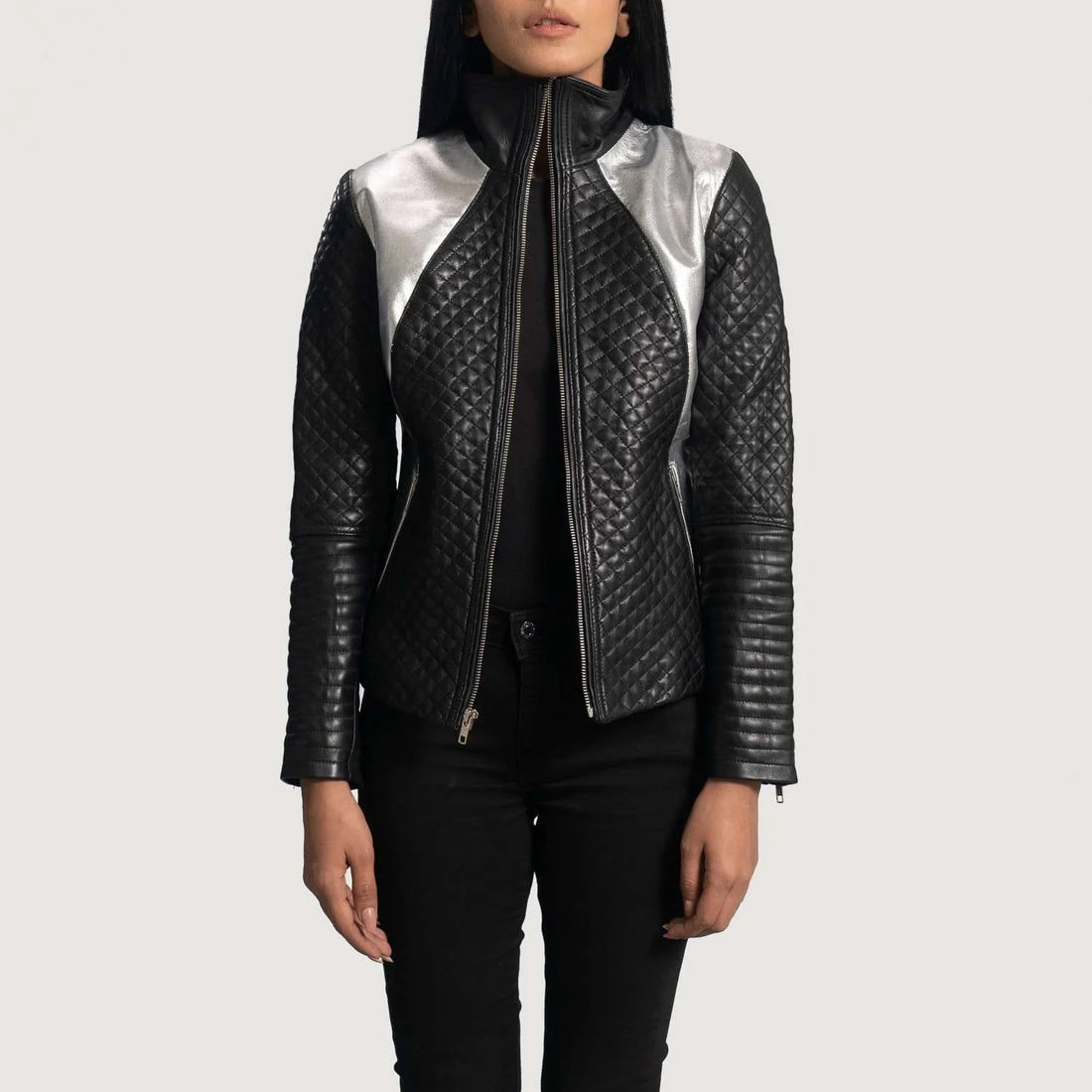 Alia Leather Biker Jacket